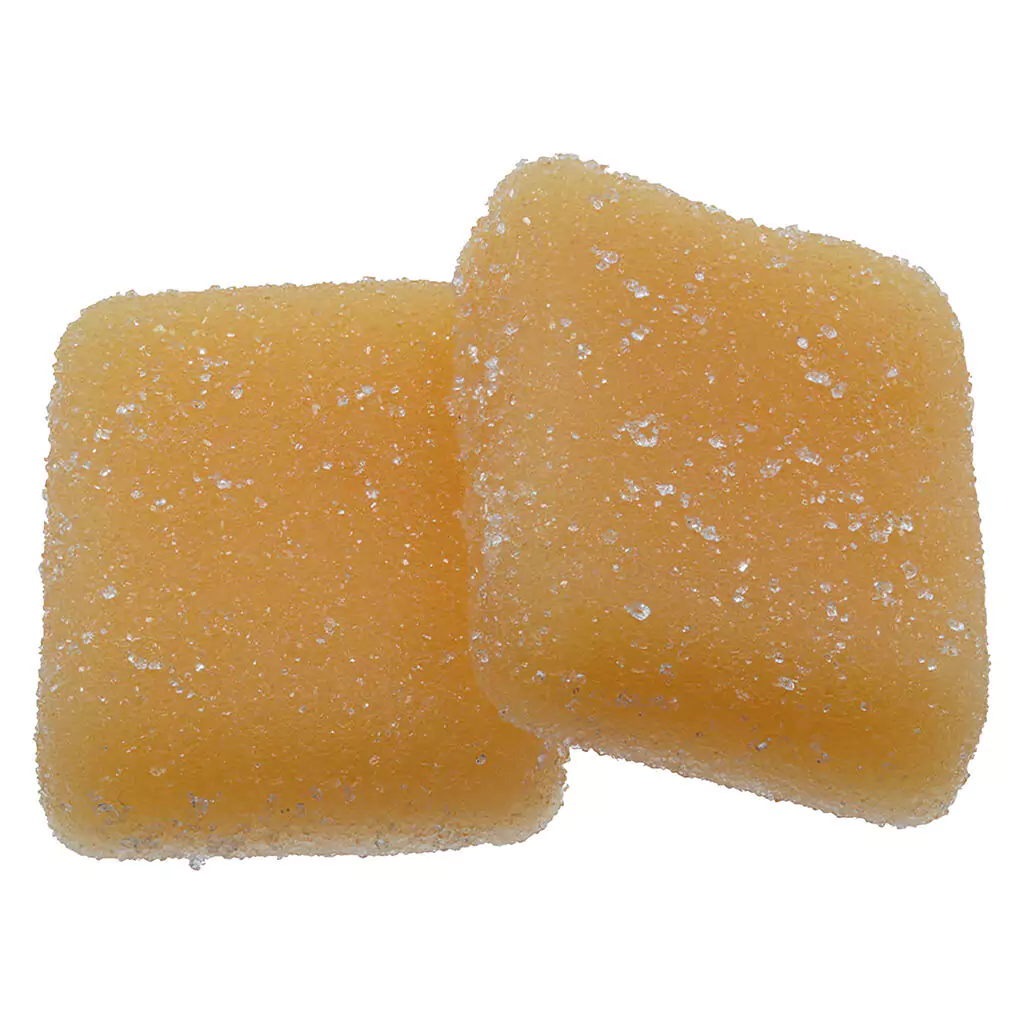 Real Fruit Peach Gummies 5:1 CBD:THC 2 Pack Soft Chews Real Fruit Peach Gummies 5:1 CBD:THC 2 Pack Soft Chews